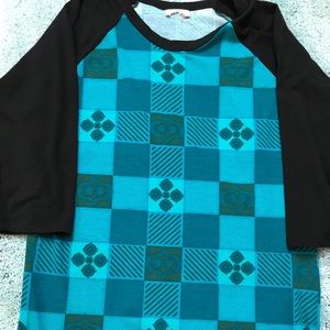 Medium Lularoe randy. Black sleeves.